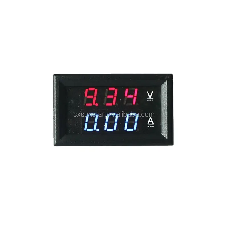 DC 4.5-30 V/100A Voltmeter Amperemeter 0.28 "Rood Blauw Led Dual Display voor Auto Motorfiets Detector