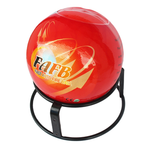 كرة إطفاء حريق ذاتية التشغيل من المصنع، كرة إطفاء حريق حمراء بوزن 1.3 كجم للرمي - Product Image 1