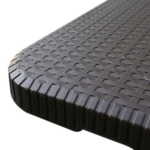 Portable Plastic <strong>Folding</strong> <strong>Card</strong> <strong>Table</strong> with Steel Frame Durable Round Plastic Party <strong>Table</strong> - Product Image 6