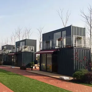 Hysun Manufacturer luxury villa modified shipping container gold supplier shipping container 20ft house luxury prefab homes