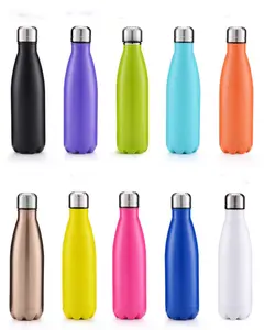 Giá Rẻ Bán Bpa Free 1000Ml 1L Matte Hồng Nóng Và Lạnh Đi Bộ Đường Dài Uống Big Travel Chai Nước