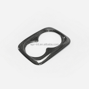 15% vente en Fiber de carbone siège arrière porte-gobelet couverture nouvelle condition Kit de carrosserie intérieure pour Civic FC 10th Gen Type de pare-chocs - Product Image 4