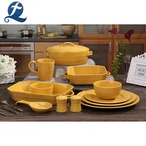 Wholesale Factory Price Party Restaurant Dinner Decoration Ceramic Plate Dinnerware Sets