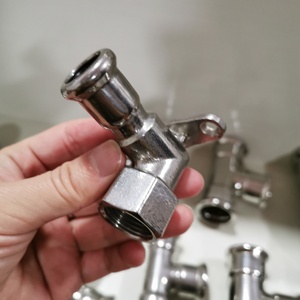 Phụ Kiện Ép Định Hình Chữ M DVGW Bằng Thép Không Gỉ Khuỷu Có Ren Với Giá Đỡ Tấm Tường - Product Image 4