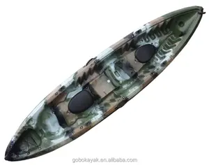 Double 2 1 sit on top kayak fishing kayak with accessorries