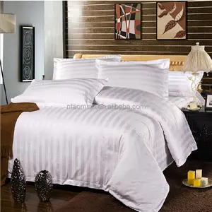 Tissu de literie d'hôtel en 100% coton, literie professionnelle 180 200 240 280 300 400 600 800 1000