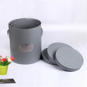 Wasserdichte Recycelbare Karton-Papierrolle Verpackung Benutzerdefiniertes Logo Runde Blumenbox - Product Image 6