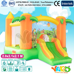 de los animales de la selva tema inflables <span class=keywords><strong>castillo</strong></span> hinchable para uso en <span class=keywords><strong>el</strong></span> hogar - Product Image 1