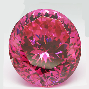 kualitas terbaik grosir cz batu 25.0 mm pink <span class=keywords><strong>rose</strong></span> zirkon putaran mawar merah dipotong kubik <span class=keywords><strong>zirconia</strong></span>  - Product Image 1
