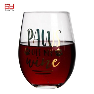 Verres à <span class=keywords><strong>vin</strong></span> gobelet transparent sans pied <span class=keywords><strong>pas</strong></span> <span class=keywords><strong>cher</strong></span> faits à la main avec nouveau logo personnalisé <span class=keywords><strong>verre</strong></span> à <span class=keywords><strong>vin</strong></span> sans pied - Product Image 4