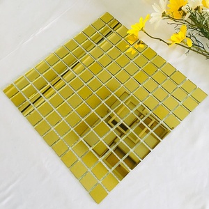 AYSHA Versione Aggiornata Antiossidante 3.2mm 30x30cm Piastrelle Mosaico in Vetro Quadrate Eco-Friendly - Design Moderno per Decorazione Murale Soggiorno - Product Image 4