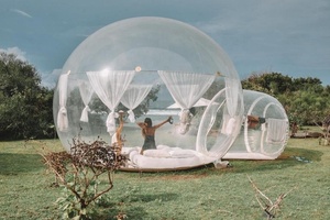 Dôme à bulles gonflable transparent <span class=keywords><strong>Tente</strong></span> à bulles en PVC <span class=keywords><strong>transparente</strong></span> pour l'extérieur avec prix avantageux - Product Image 2