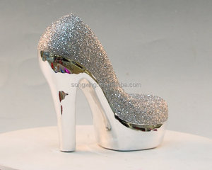 <span class=keywords><strong>Tirelire</strong></span> <span class=keywords><strong>en</strong></span> céramique personnalisée, à talons hauts, <span class=keywords><strong>argent</strong></span>ée - Product Image 5