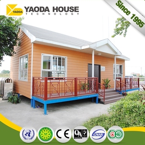 Casa prefabricada de acero ligero para <span class=keywords><strong>playa</strong></span>, casa prefabricada con estructura de acero, jardín Cebu filipino, Villa de verano - Product Image 6