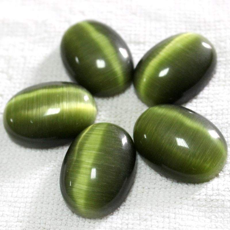Wholesale Gemstone Cabochons Cat Eye Stone for Jewels