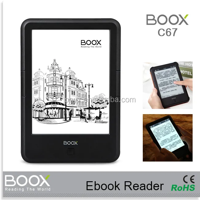 Boox 6 Zoll gute Qualität eReader Gute Bücher E-Ink-Bildschirm Ebook E Reader mit WIFI und Touch