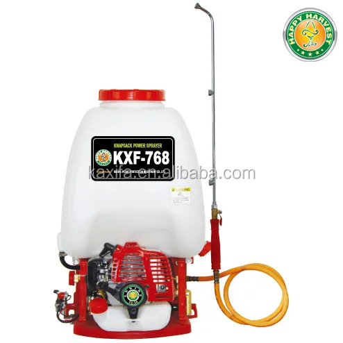 Spray para agricultura 25l, máquina de pulverização/knapsack, pulverizador de gasolina KXF-768, venda imperdível