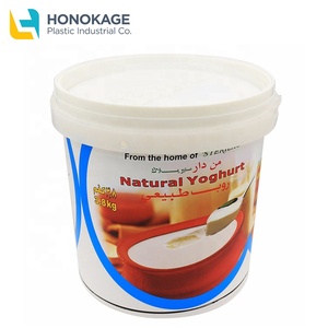 Chino 3,8 kg <span class=keywords><strong>ronda</strong></span> gran desechables IML de embalaje de alimentos de yogurt yogur al <span class=keywords><strong>por</strong></span> mayor de contenedores de plástico taza de yogur diseño con tapa - Product Image 1
