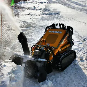 중국 싼 mini skid steer 눈 blower 대 한 \ % sale