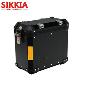 Valise latérale en aluminium pour <span class=keywords><strong>moto</strong></span> SIKKIA QURO, noire - Product Image 5