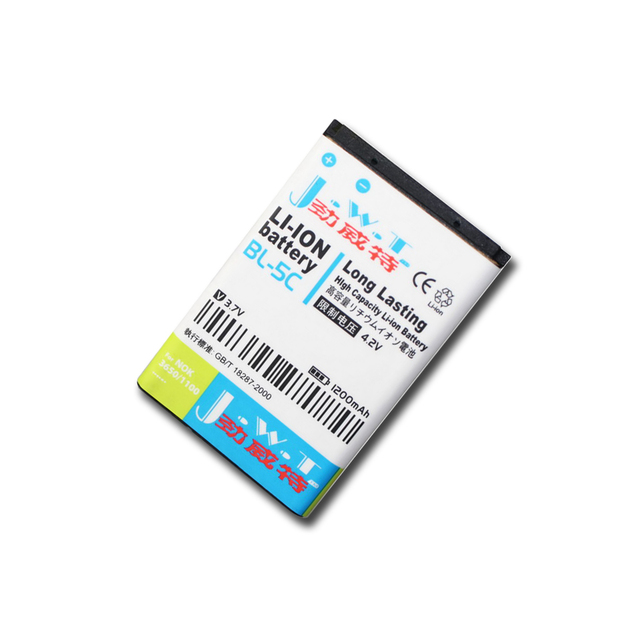 Manufacturer High Quality Bl-5c 3.7v Cell Phone Battery for Nokia 1100/1600