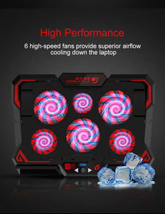 Base di Raffreddamento <span class=keywords><strong>per</strong></span> Laptop da Gaming 17" Sottile e <span class=keywords><strong>Portatile</strong></span> con 6 Ventole - Product Image 2