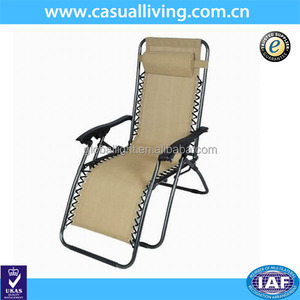 <span class=keywords><strong>Chaise</strong></span> d'extérieur pliable <span class=keywords><strong>Anti</strong></span>-<span class=keywords><strong>gravité</strong></span>, fauteuil de salon, réglable, pour jardin - Product Image 4
