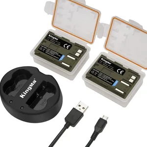 ladegerät für canon kamera Suppliers-KingMa BP-511 batterie kit mit schnelle dual ladegerät für Canon EOS 300D kamera