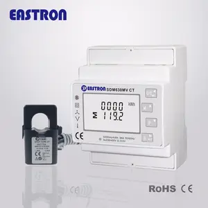 SDM630MV-CT +mV CT 3 phase Multi function Meter, DIN Rail RS485 Sub Meter, Special for Upgrade Grid, 50Hz/60Hz