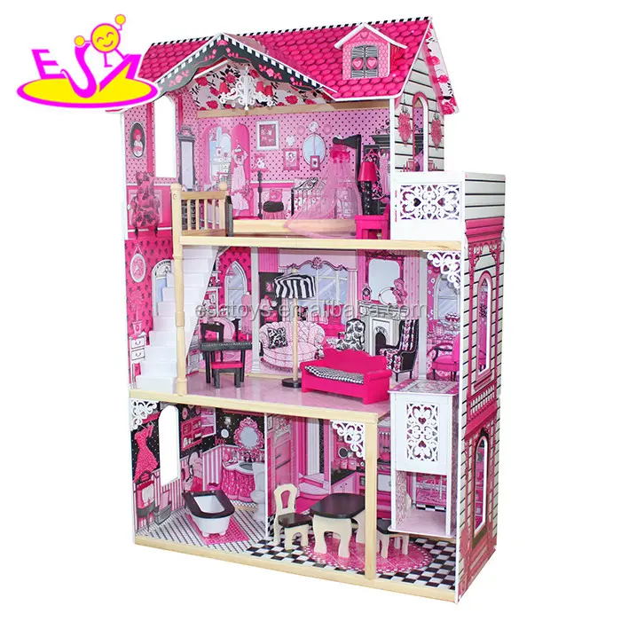 best hottest kids wooden doll house set with EN71 W06A101