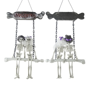 Decorazione di <span class=keywords><strong>Halloween</strong></span> Creativa con Scheletri di Coppia, Fantasma Appeso per <span class=keywords><strong>Halloween</strong></span> - Product Image 2