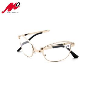 Top qualité NOUVEAU <span class=keywords><strong>Design</strong></span> Original Pliable Lunettes De Lecture Durable En Métal Mini Pliant Lunettes De Lecture EVA Cas - Product Image 4