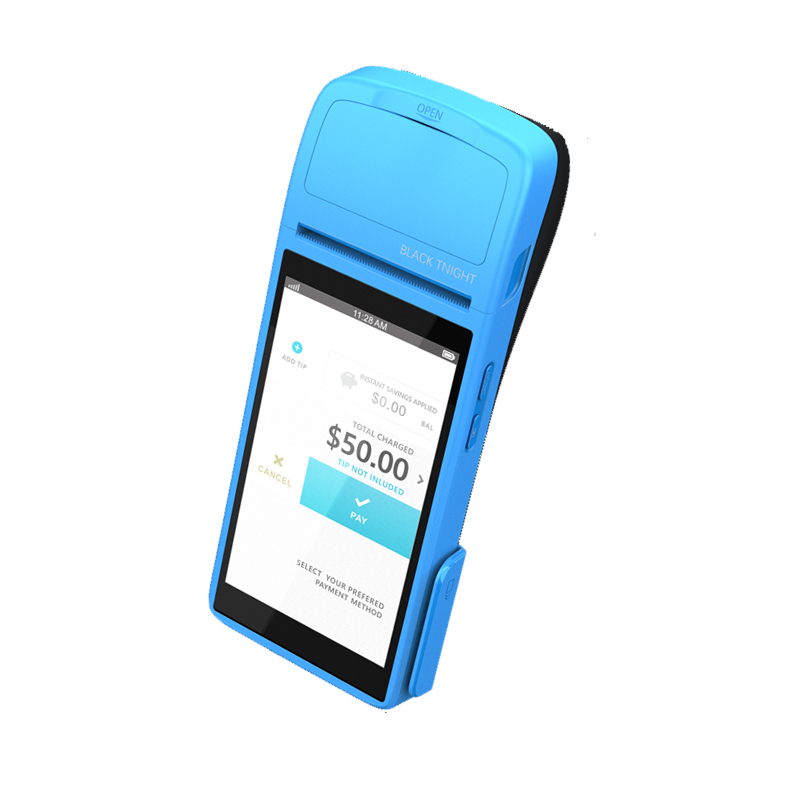 mano Dispositivo inteligente android inalámbrico de mano Android Pos Terminal con la integración de escaneo de código de pago