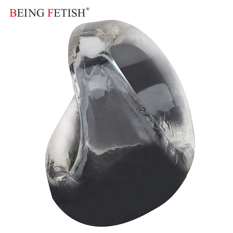 Noir Hommes Cock Ring Gelée Cock Ring Fabriqué à partir de souplesse, heavy-duty TPR pour long-durable plaisir
