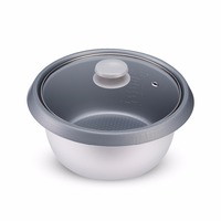 Vente chaude Appareils électroménagers de cuisine de petite taille Dubaï Cylindre 1,5L Cuiseur à riz électrique multifonctionnel à tambour