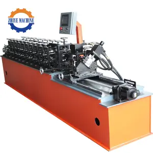 Alta velocidade Drywall Stud Track Roll formando máquina C U Channel Making machine Light Steel Keel Machine