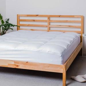 2 Inch Gusset Queen Goose down Mattress Topper Feather Bed Baffled - Product Image 4