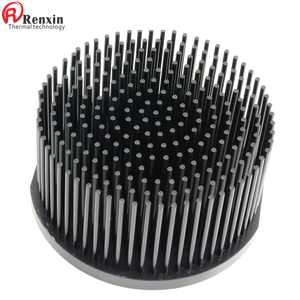 Dissipatore di Calore per Lampada LED da Coltivazione 140mm Nero Radiatore a Pinne in Alluminio Anodizzato Rotondo - Product Image 5