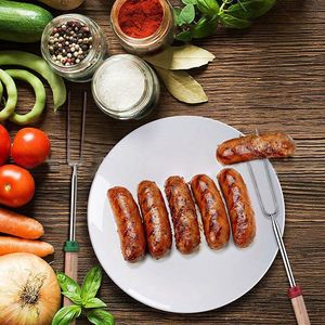 Commercio all'ingrosso campeggio falò Marshmallow Hot Dog telescopico <span class=keywords><strong>torrefazione</strong></span> forchetta bastoni spiedini - Product Image 6