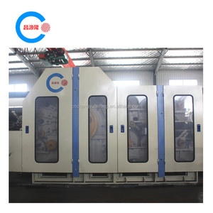 Máquina automática de cardado de un solo cilindro, <span class=keywords><strong>doble</strong></span> Doffer, componente de motor central para línea de producción de <span class=keywords><strong>guata</strong></span> no tejida en China - Product Image 2