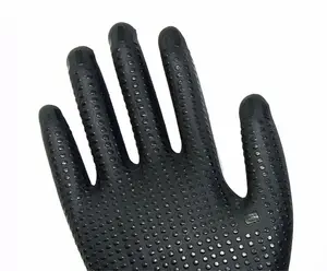 Nylon Gloves 15g Nylon Nitrile Micro Foam Dots Gloves