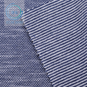 ผ้าถักสองชั้น CVC ย้อมสีสำหรับเสื้อเบลเซอร์ลำลอง - Product Image 4