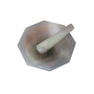 Équipement de laboratoire Mortier Et Pilon En Agate Ensembles - Product Image 2