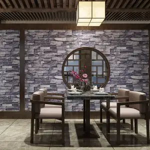 복고풍 3D 가짜 brick 벽 벽지 대 한 cafe 바 레스토랑 decor 돌 gray 벽돌 벽지