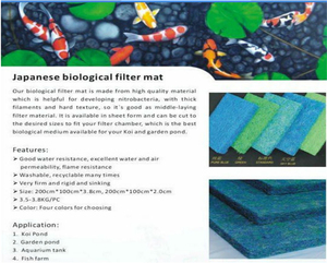 Estera de filtro Matala biológica japonesa área de superficie específica grande para estanque - Product Image 6