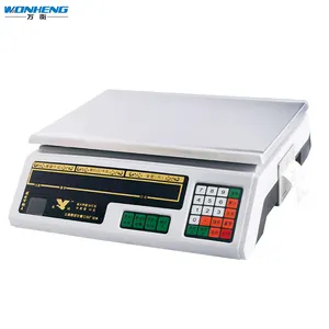 Dual Balanza Digital 40キロWeighing Printing Scale With Ticket Printer