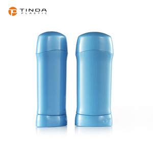 TYD-H229 Refillable Blue Empty Plastic Deodorant Containers PP Plastic Bottle for Cosmetic 50ml
