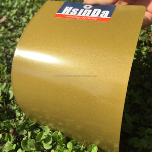 Peinture électrostatique de revêtements de poudre de polyester métallique d'or pour des <span class=keywords><strong>jantes</strong></span> de roue de machine agricole - Product Image 3