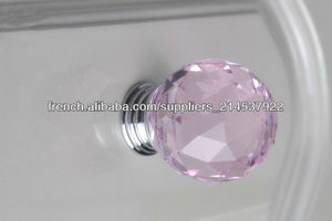 Bonne qualité des couleurs différentes <span class=keywords><strong>diamant</strong></span> et le <span class=keywords><strong>bouton</strong></span> rose poignée en cristal - Product Image 1
