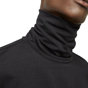 メンズ用黒長袖Tシャツ 綿100% サイズS M L XL XXL <span class=keywords><strong>XXXL</strong></span> タートルネックTシャツ - Product Image 2